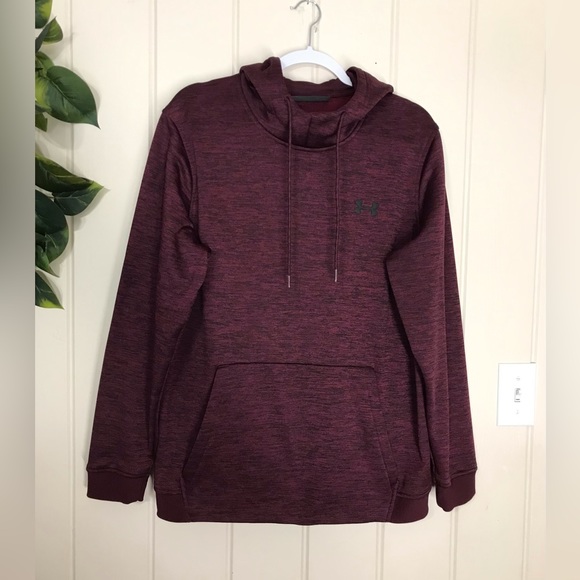 Under Armour Fleece Athletic Drawstring Hoodie Sweatshirt
Large 42 - 44
Burgundy - Picture 4 of 12
